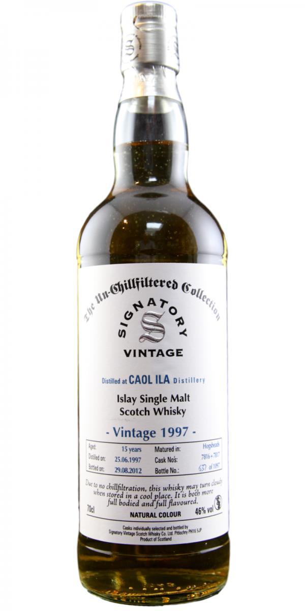 Caol Ila 1997 SV The Un-Chillfiltered Collection