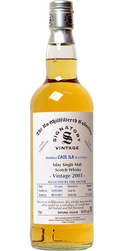 Caol Ila 2003 SV The Un-Chillfiltered Collection