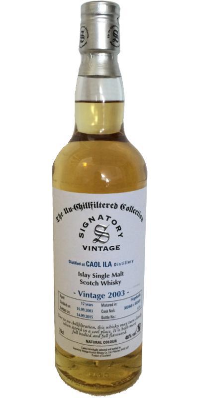 Caol Ila 2003 SV The Un-Chillfiltered Collection