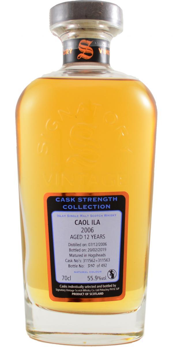 Caol Ila 2006 SV Cask Strength Collection