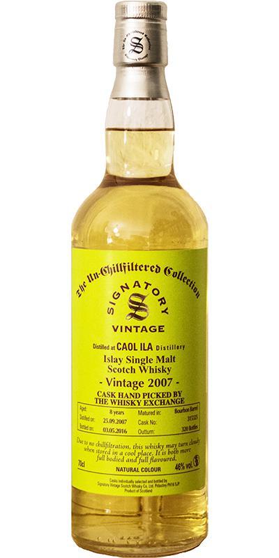 Caol Ila 2007 SV The Un-Chillfiltered Collection