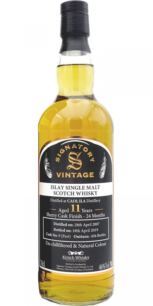 Caol Ila 2007 SV Natural Colour | Un-chillfiltered