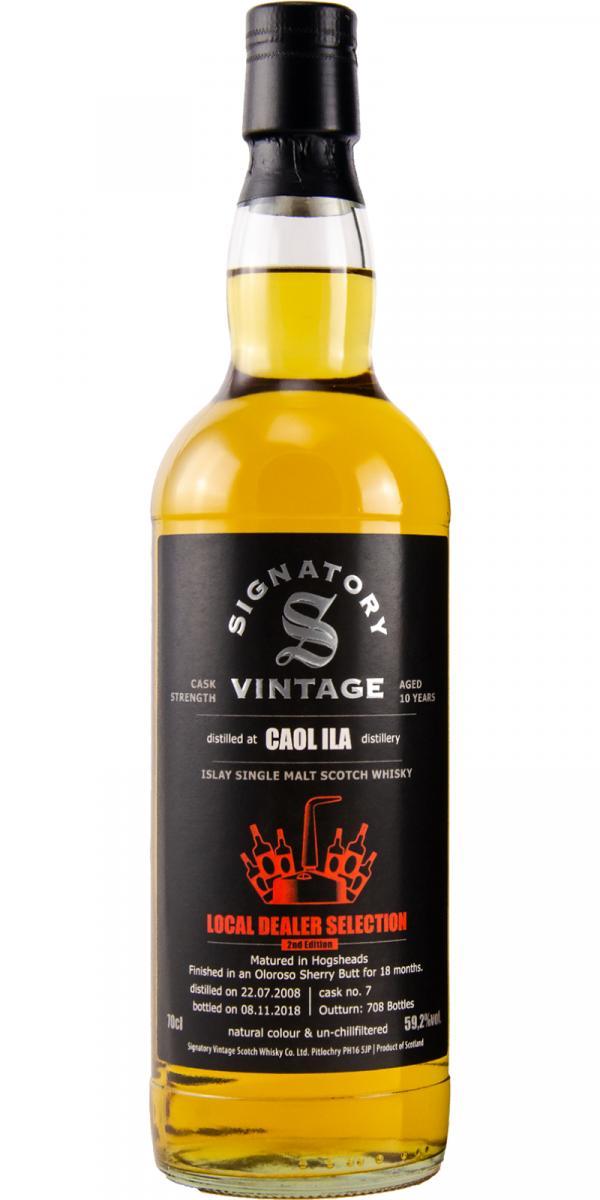 Caol Ila 2008 SV Local Dealer Selection - 2nd Edition