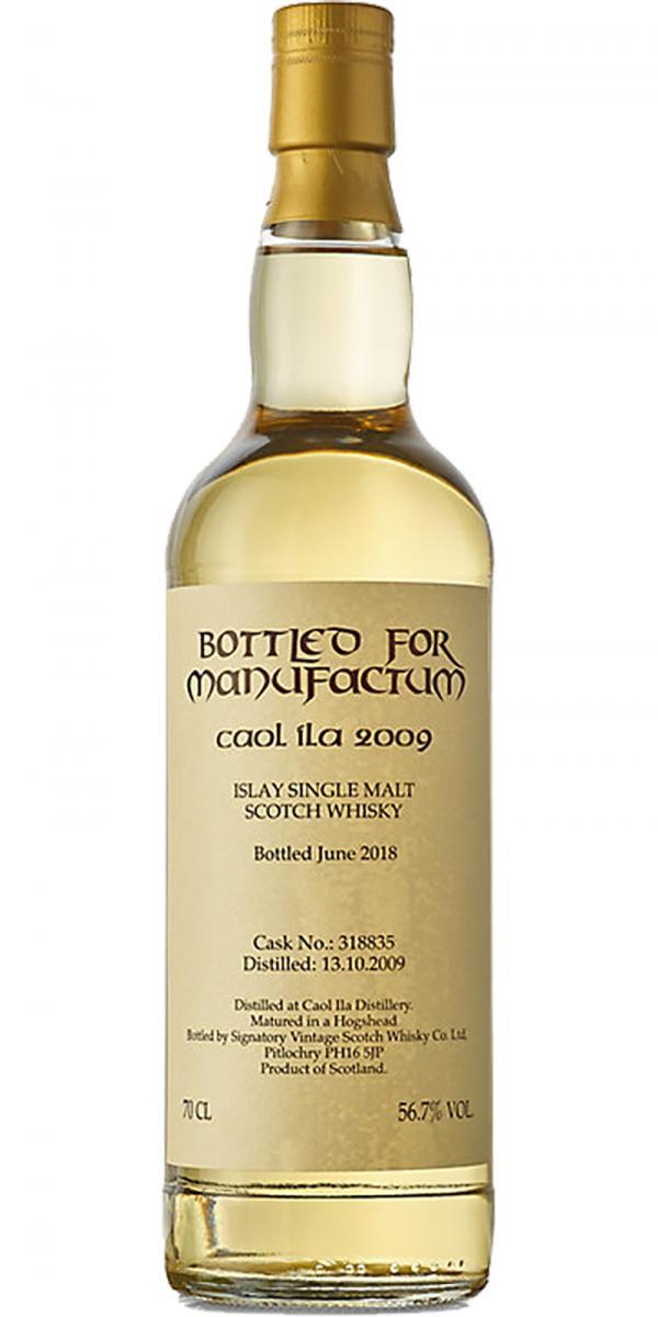 Caol Ila 2009 SV Bottled for Manufactum
