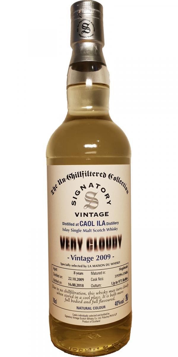 Caol Ila 2009 SV The Un-Chillfiltered Collection - Very Cloudy