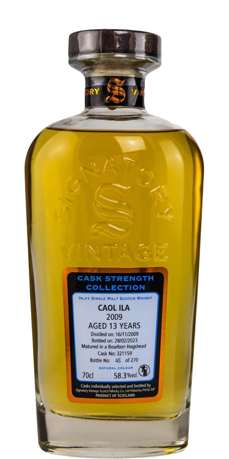 Caol Ila 2009 SV Cask Strength Collection