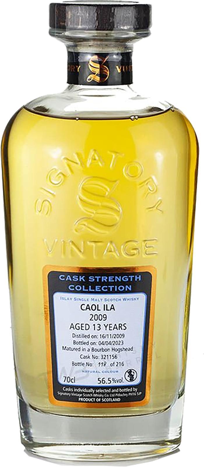 Caol Ila 2009 SV Cask Strength Collection