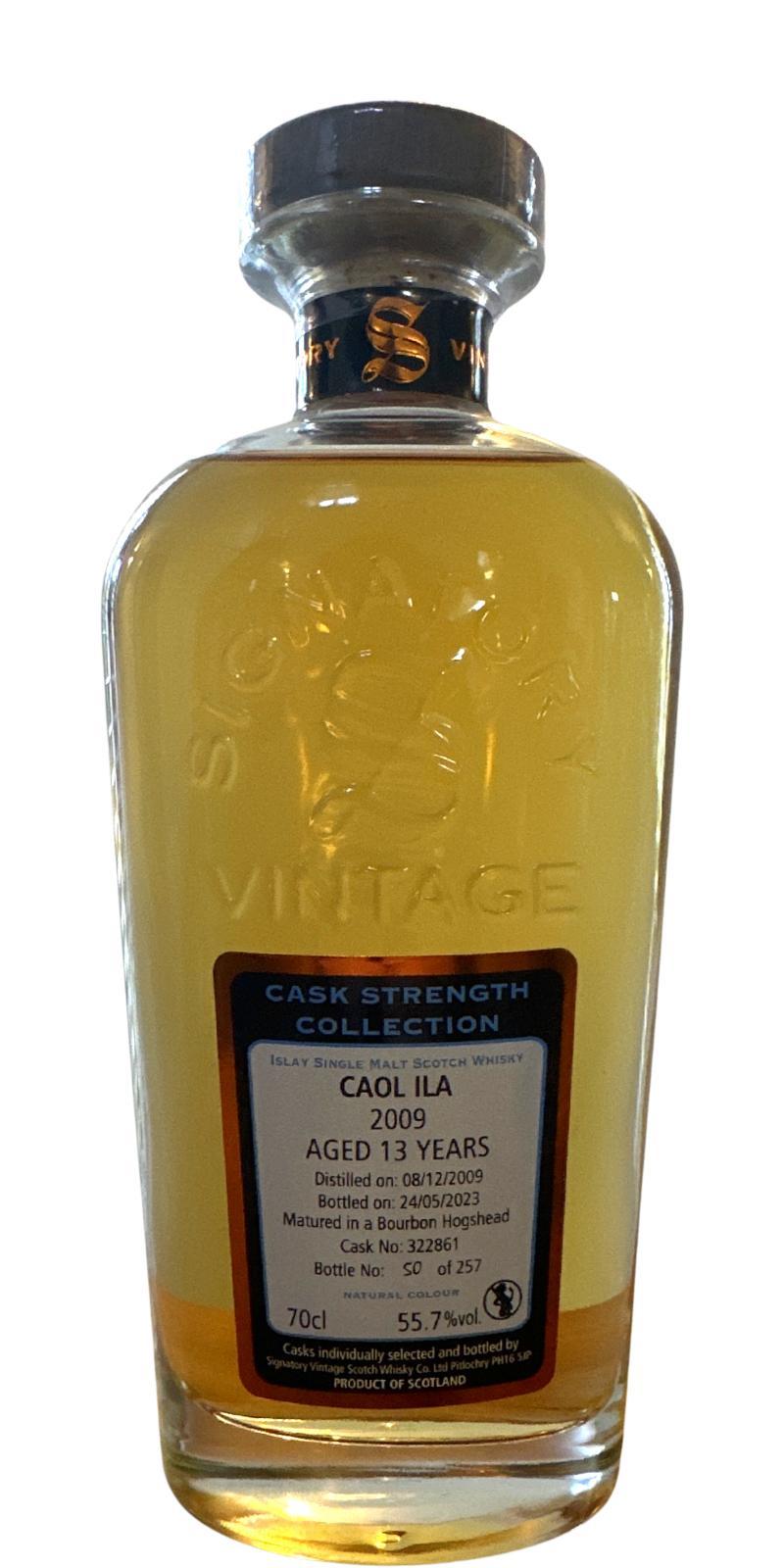 Caol Ila 2009 SV Cask Strength Collection