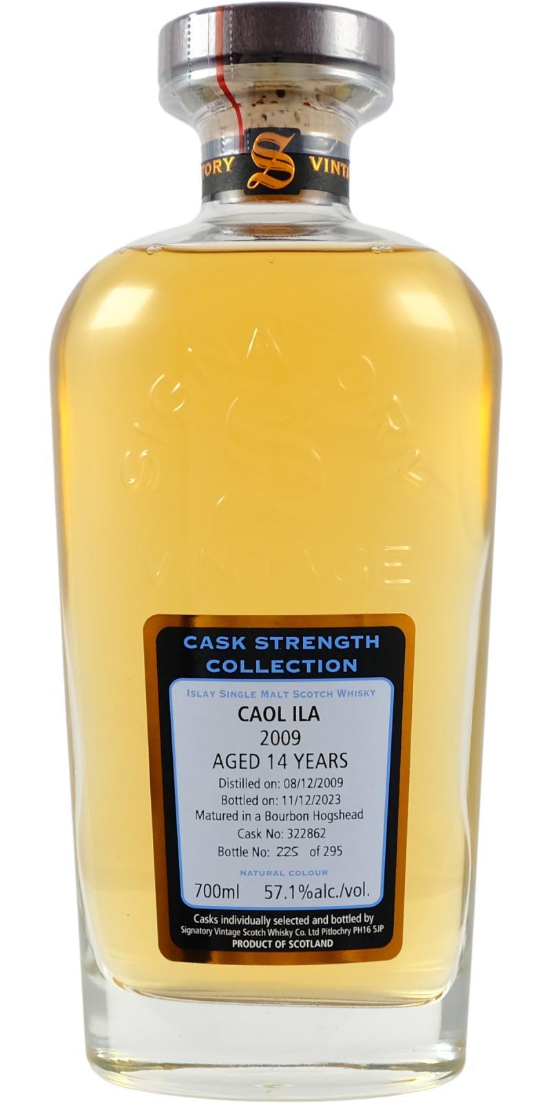Caol Ila 2009 SV Cask Strength Collection