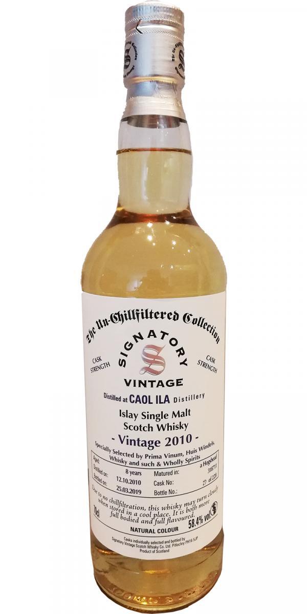 Caol Ila 2010 SV The Un-Chillfiltered Collection - Cask Strength