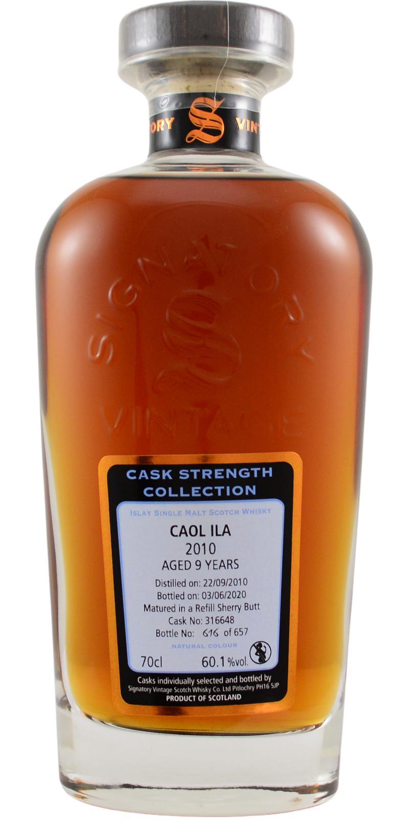 Caol Ila 2010 SV Cask Strength Collection
