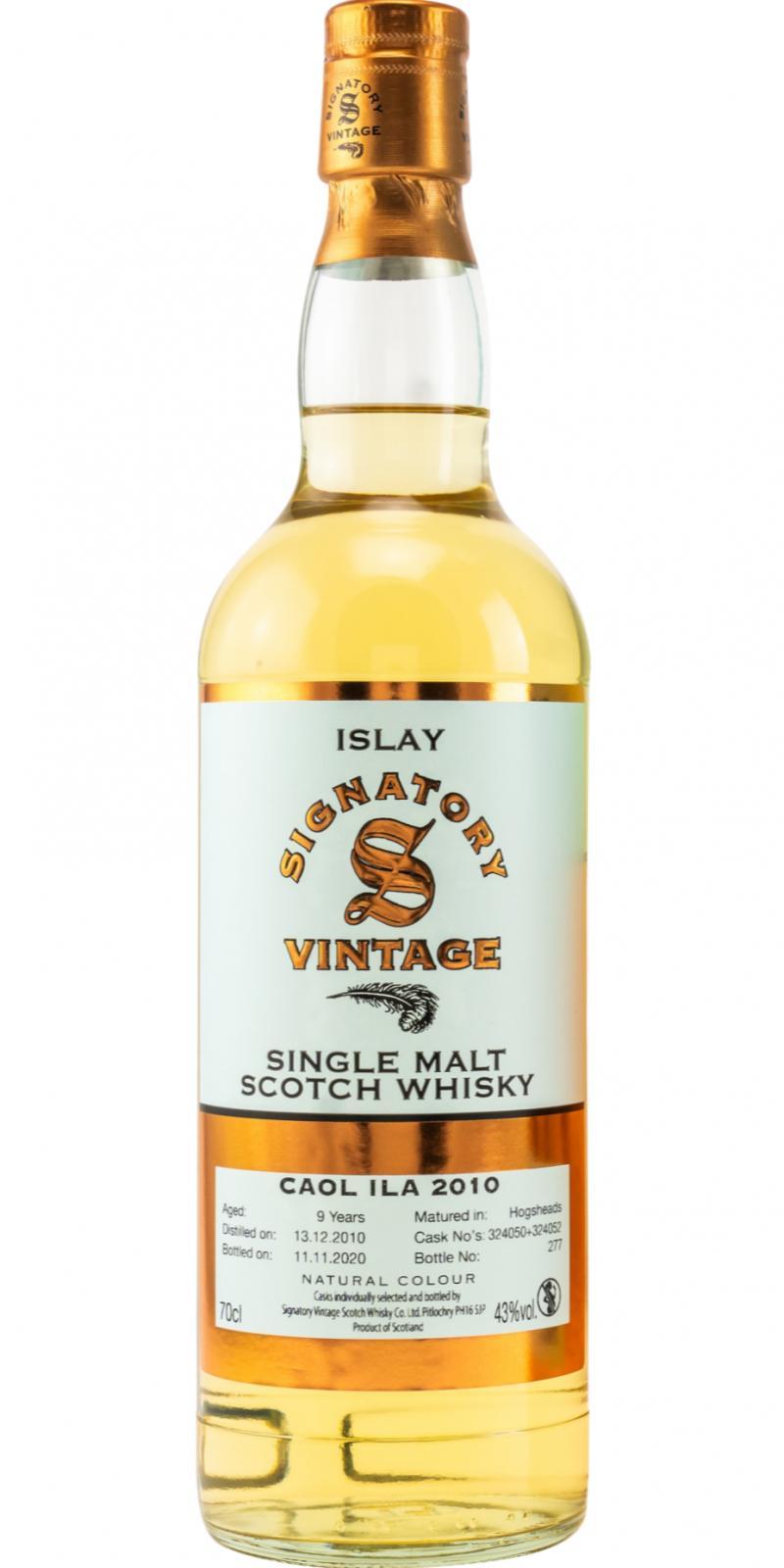 Caol Ila 2010 SV Vintage Collection