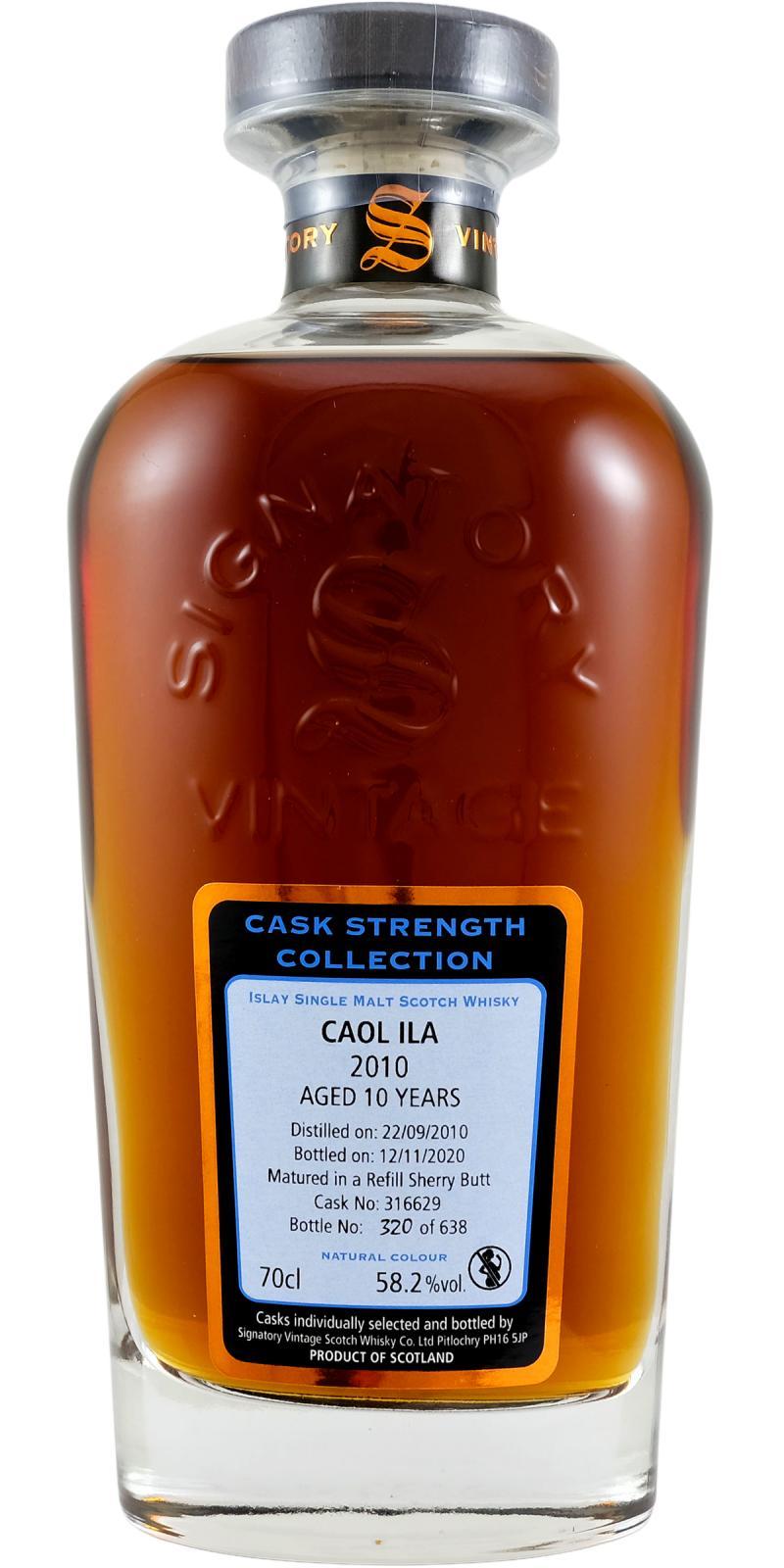 Caol Ila 2010 SV Cask Strength Collection