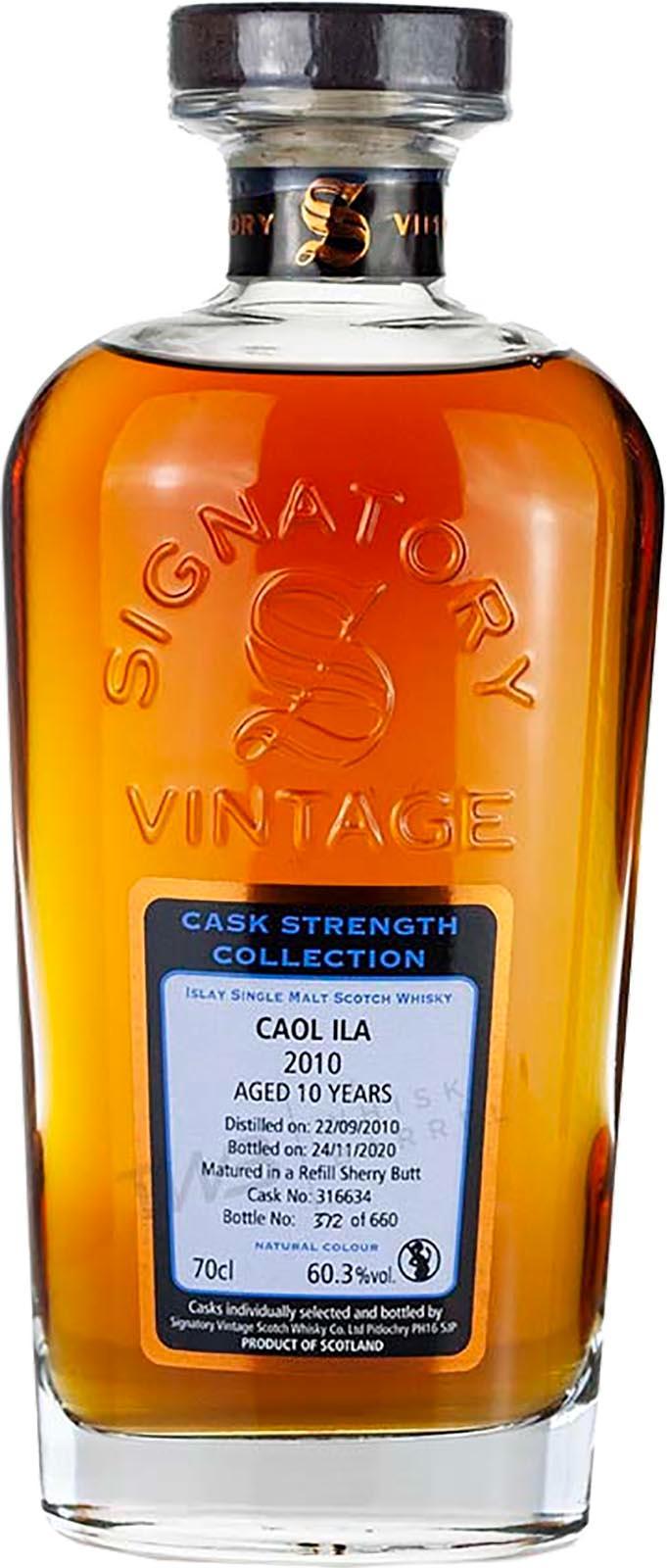 Caol Ila 2010 SV Cask Strength Collection