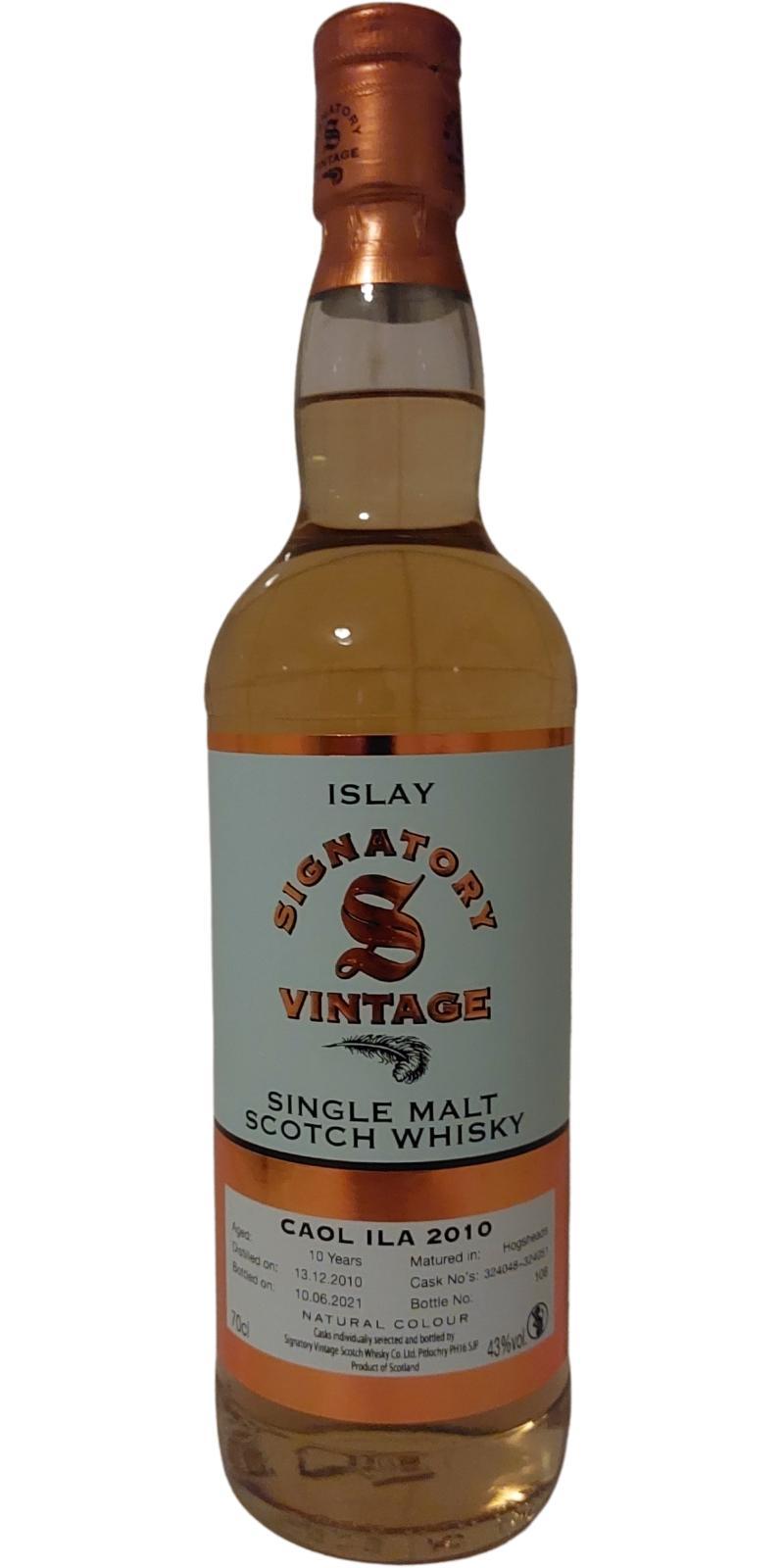 Caol Ila 2010 SV Vintage Collection