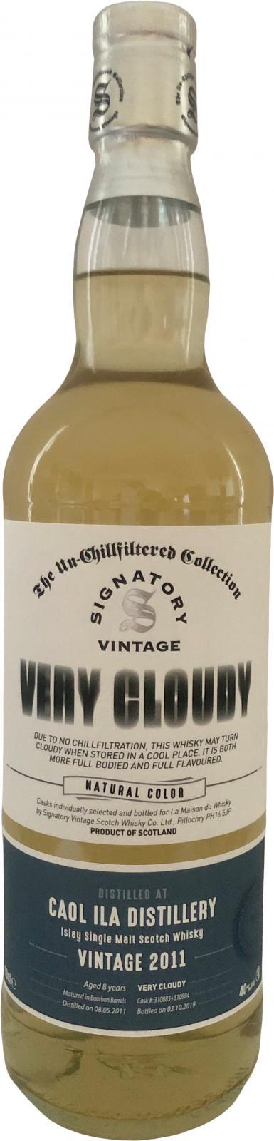 Caol Ila 2011 SV The Un-Chillfiltered Collection - Very Cloudy