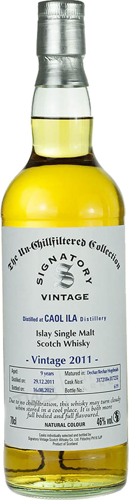Caol Ila 2011 SV The Un-Chillfiltered Collection