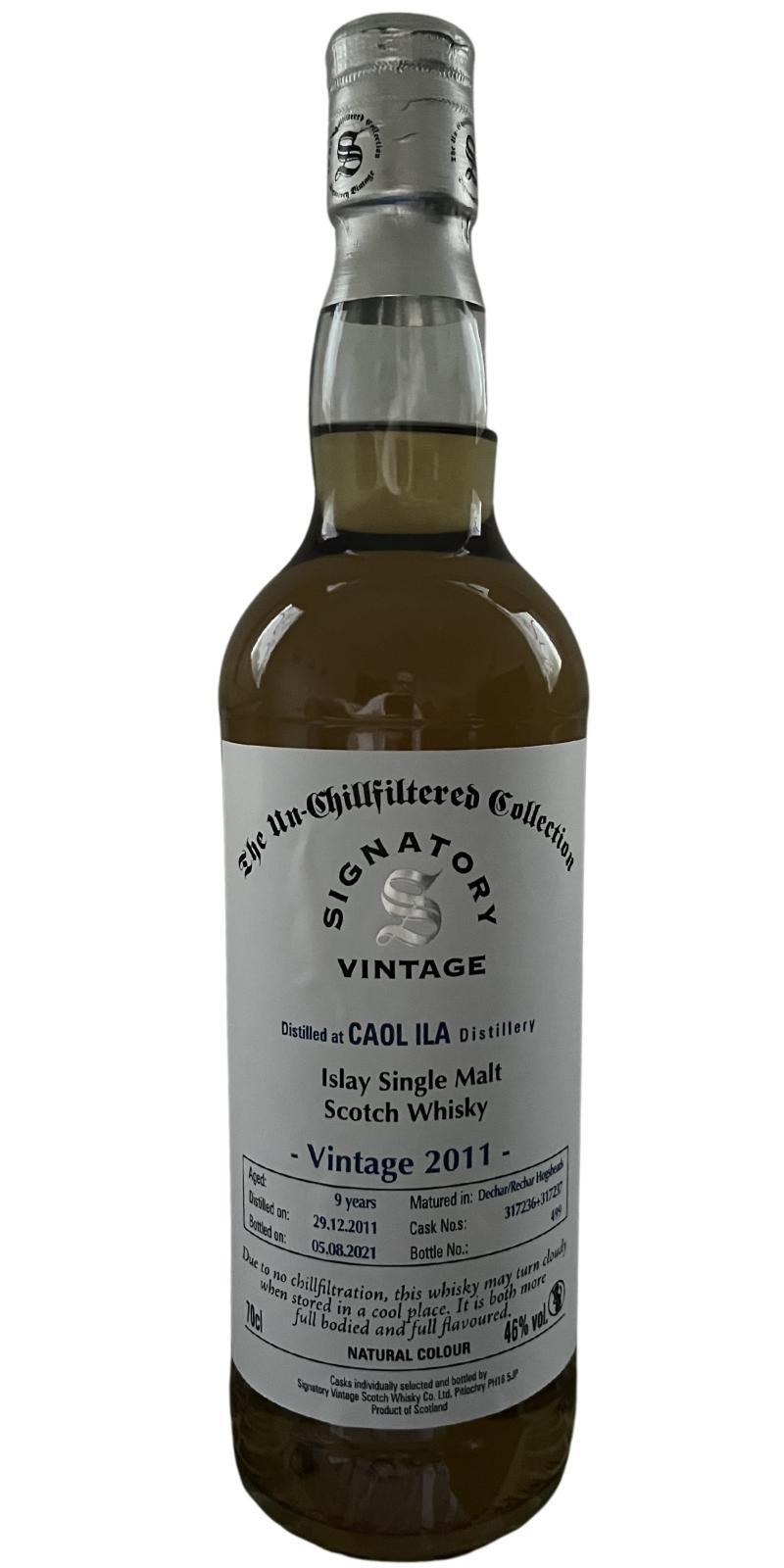 Caol Ila 2011 SV The Un-Chillfiltered Collection