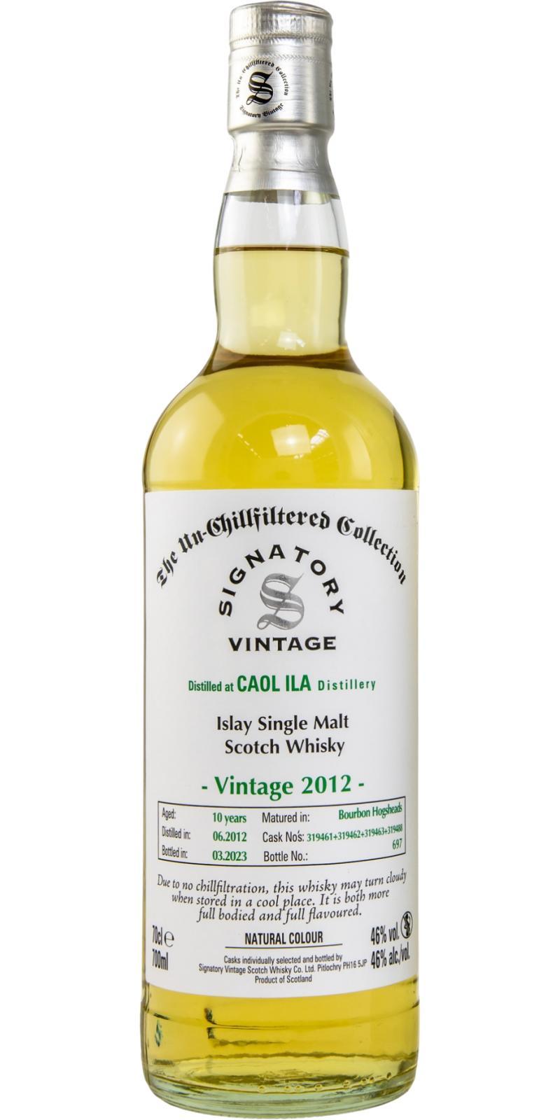 Caol Ila 2012 SV The Un-Chillfiltered Collection