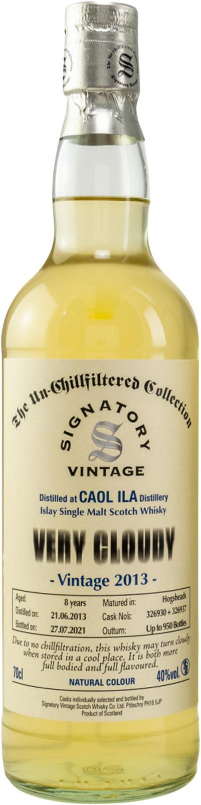 Caol Ila 2013 SV The Un-Chillfiltered Collection - Very Cloudy