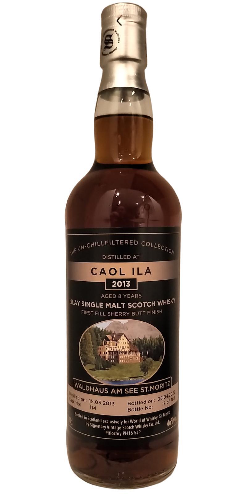 Caol Ila 2013 SV The Un-Chillfiltered Collection