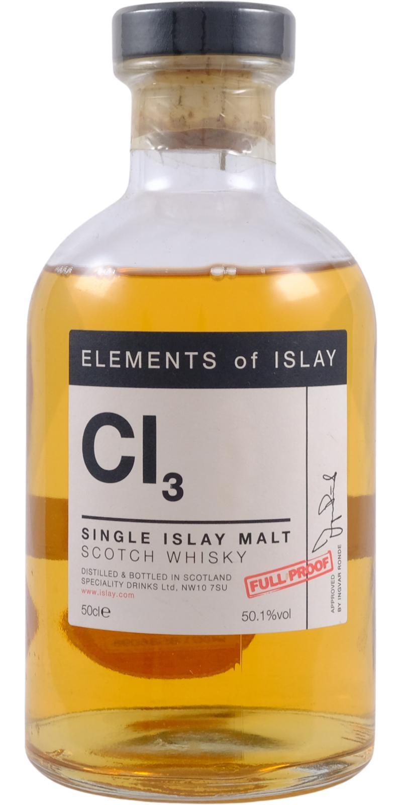 Caol Ila Cl3 SMS Elements of Islay