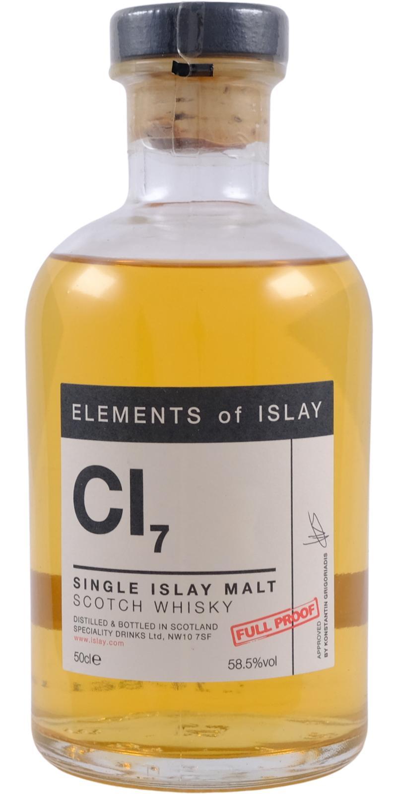 Caol Ila Cl7 SMS Elements of Islay