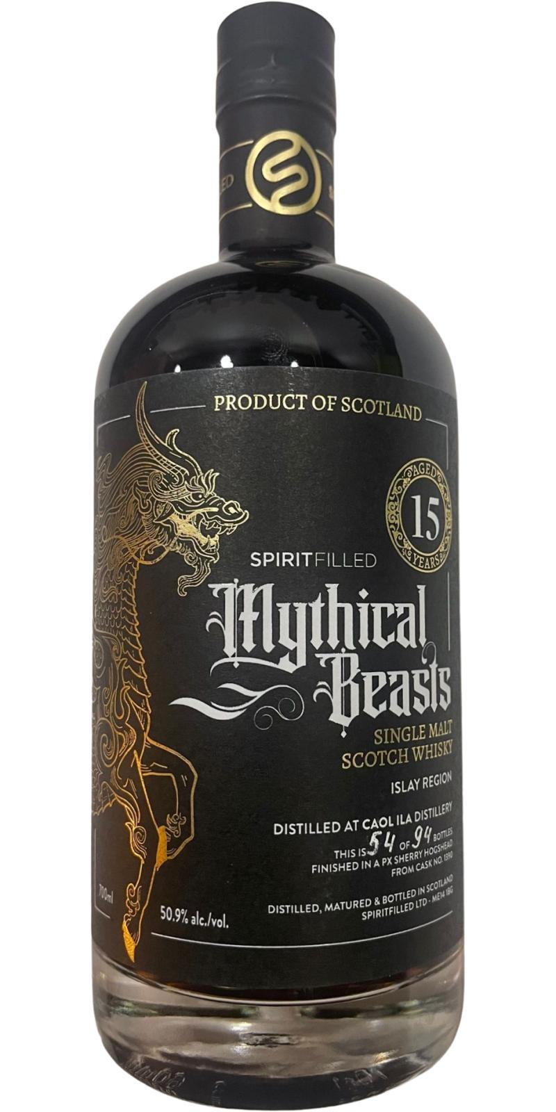 Caol Ila 15-year-old SpFi Mythical Beasts
