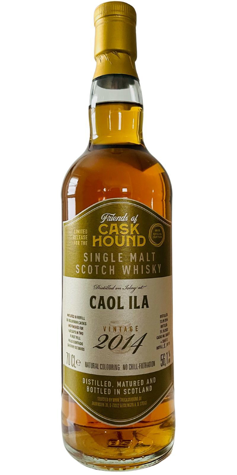 Caol Ila 2014 TCaH Friends of Caskhound