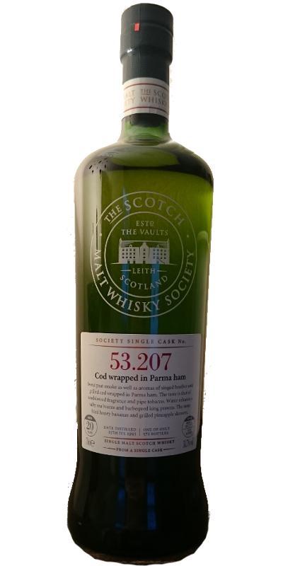 Caol Ila 1993 SMWS 53.207 Cod wrapped in Parma ham
