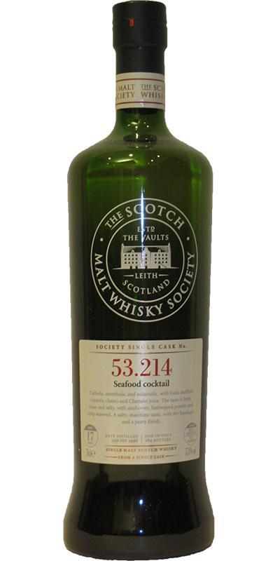 Caol Ila 1996 SMWS 53.214 Seafood cocktail