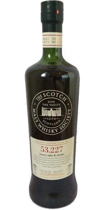 Caol Ila 1997 SMWS 53.227 Sweet, salty & smoky