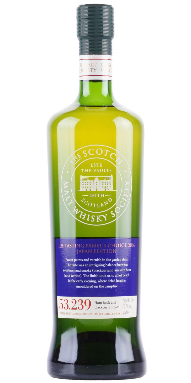 Caol Ila 1997 SMWS 53.239 Blackcurrant jam and ham hock terrine