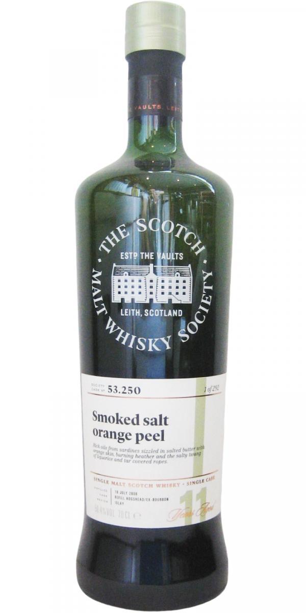 Caol Ila 2006 SMWS 53.250 Smoked salt orange peel