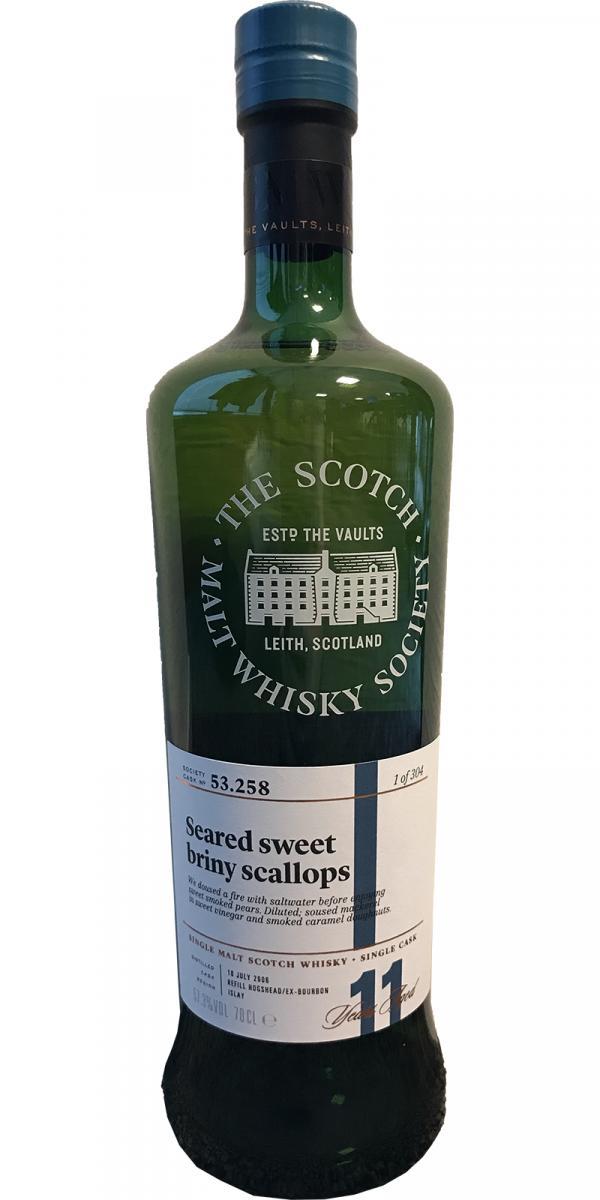 Caol Ila 2006 SMWS 53.258 Seared sweet briny scallops