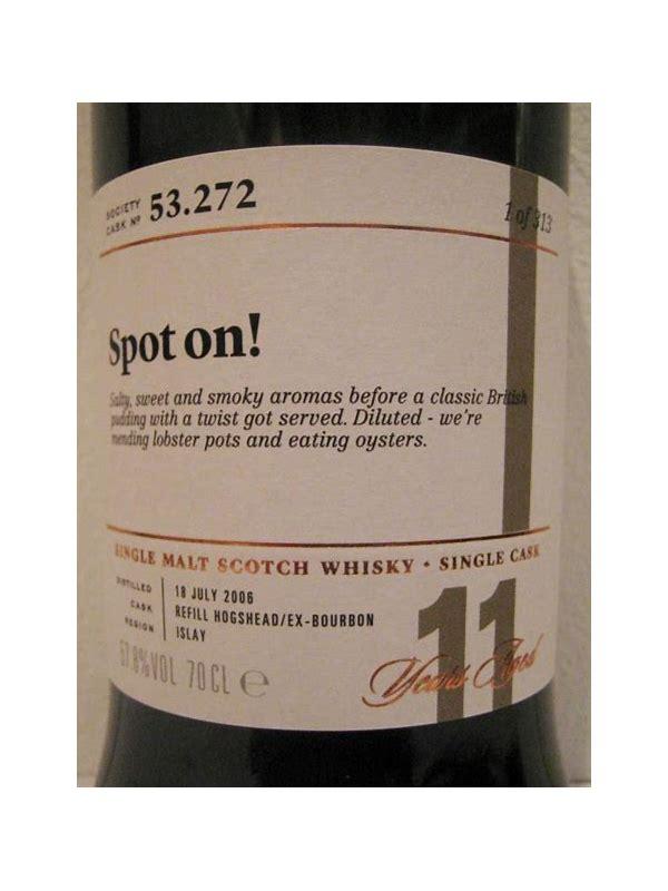 Caol Ila 2006 SMWS 53.334 Molotov Wellingtons