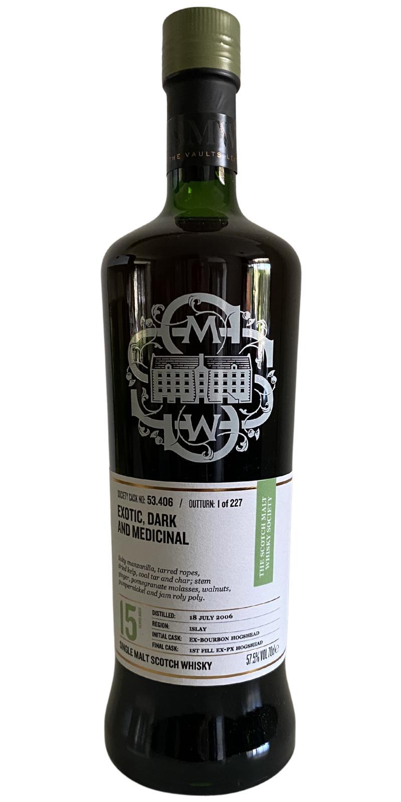 Caol Ila 2006 SMWS 53.406 Exotic, dark and medicinal