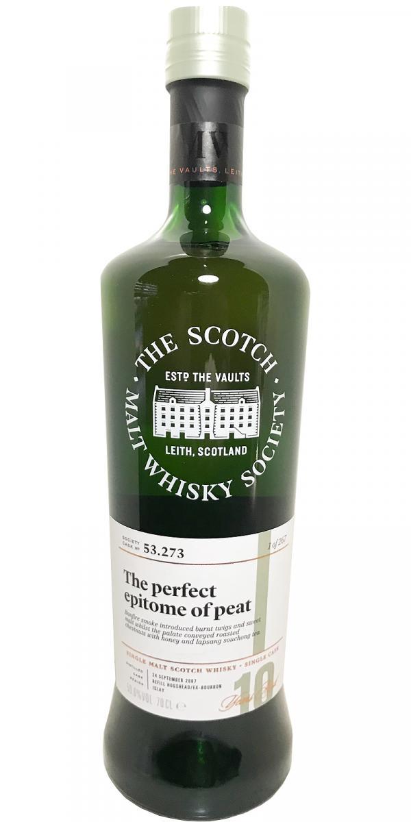 Caol Ila 2007 SMWS 53.273 The perfect epitome of peat