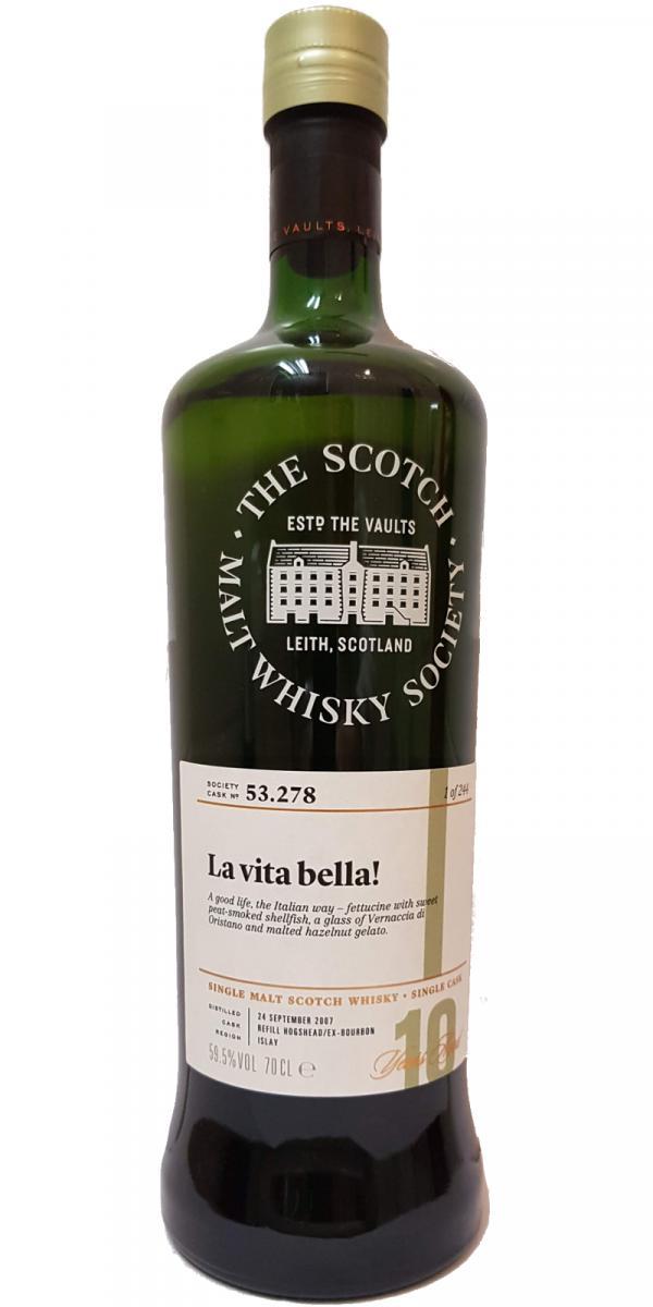 Caol Ila 2007 SMWS 53.278 La vita bella!