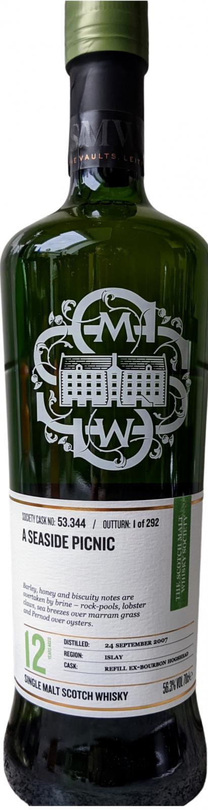 Caol Ila 2007 SMWS 53.344 A seaside picnic