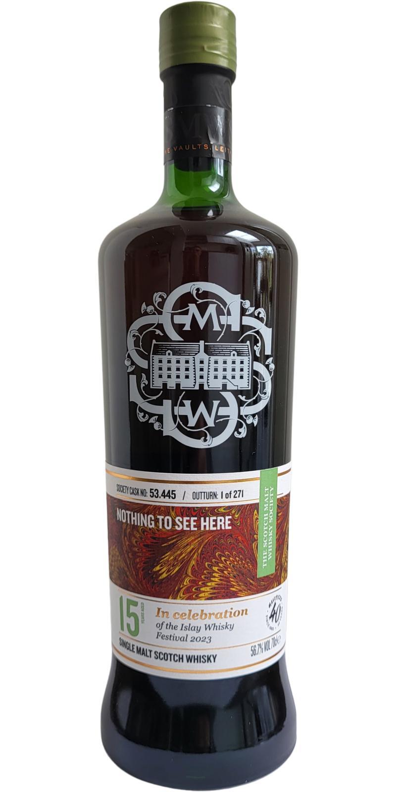 Caol Ila 2007 SMWS 53.445 Nothing to see here