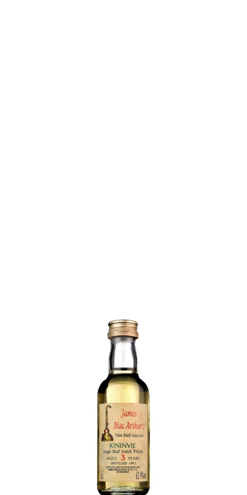 Kininvie 1991 JM  Fine Malt Selection - Miniature