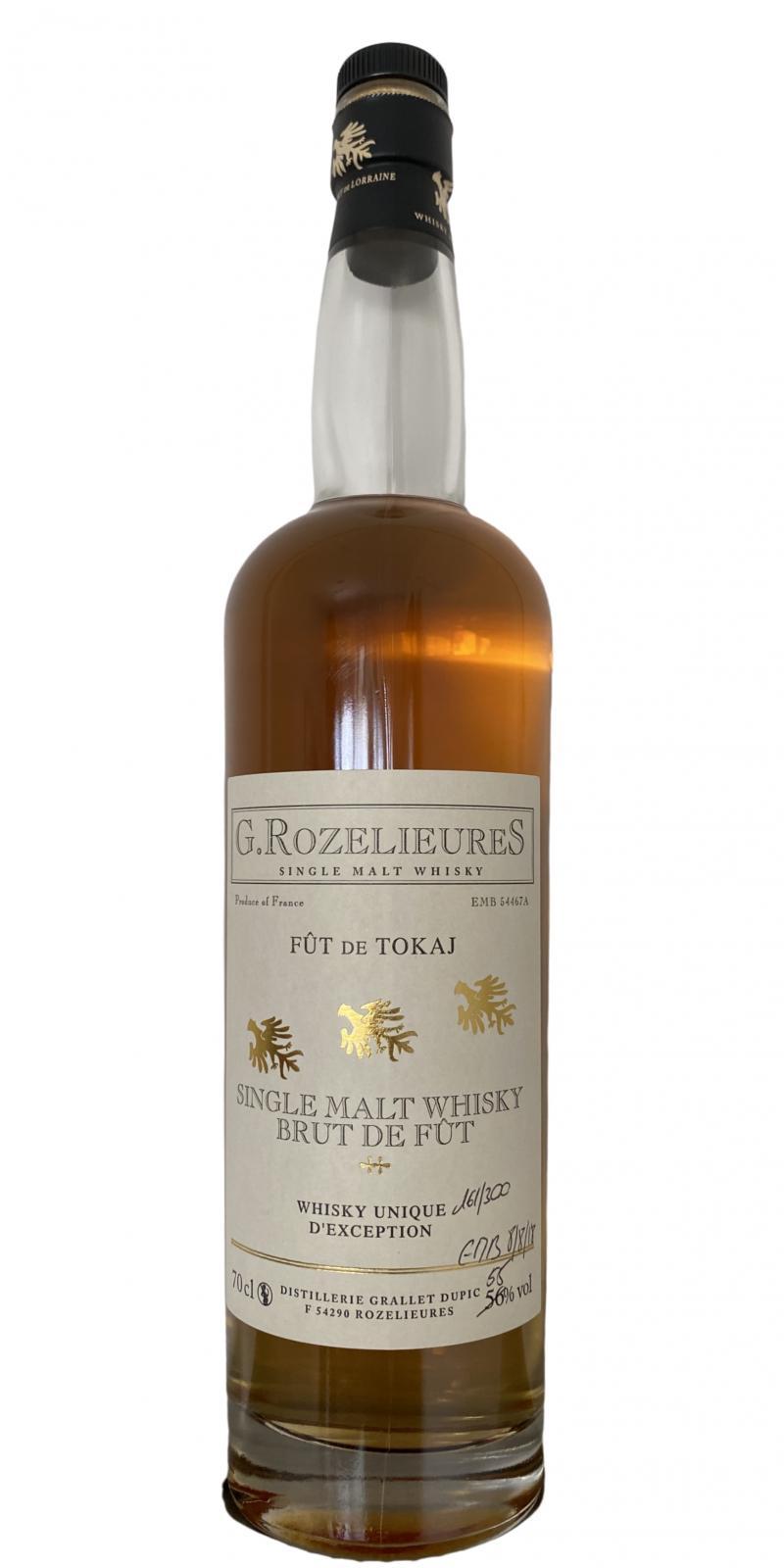 G. Rozelieures Fûts de Tokay fût unique collection