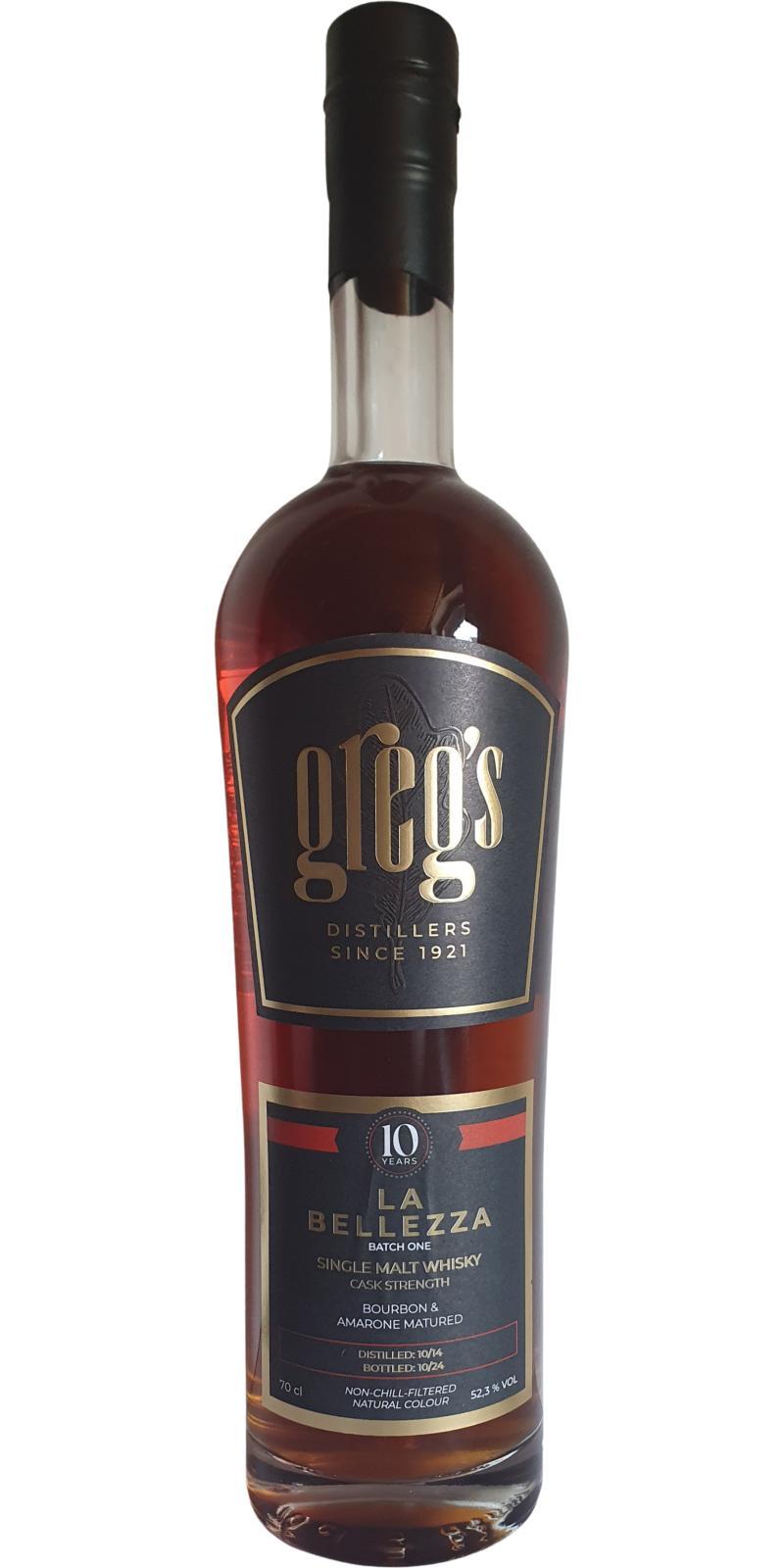 Greg's 10-year-old  La Bellezza