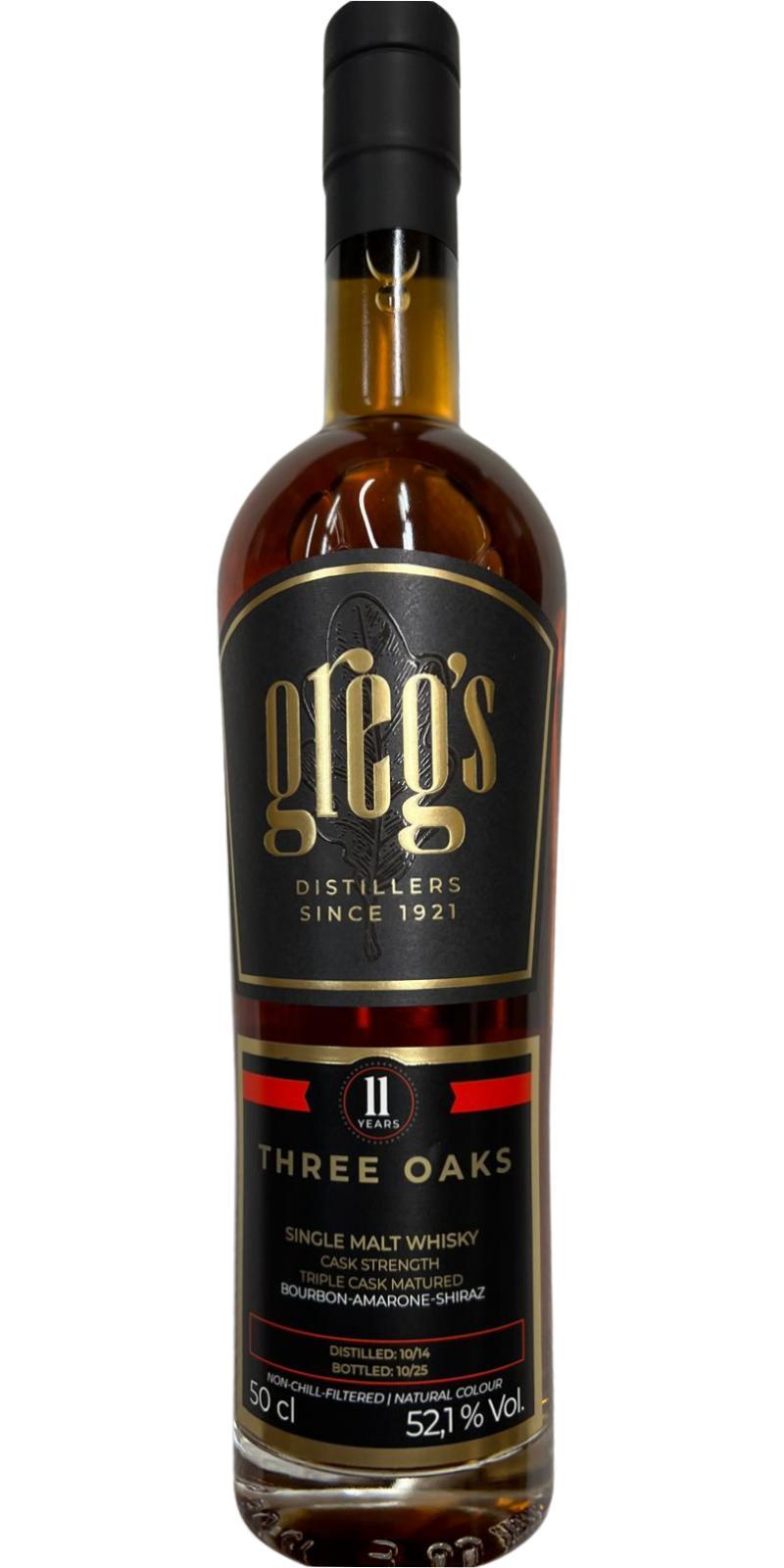 Greg's 2014  Three Oaks