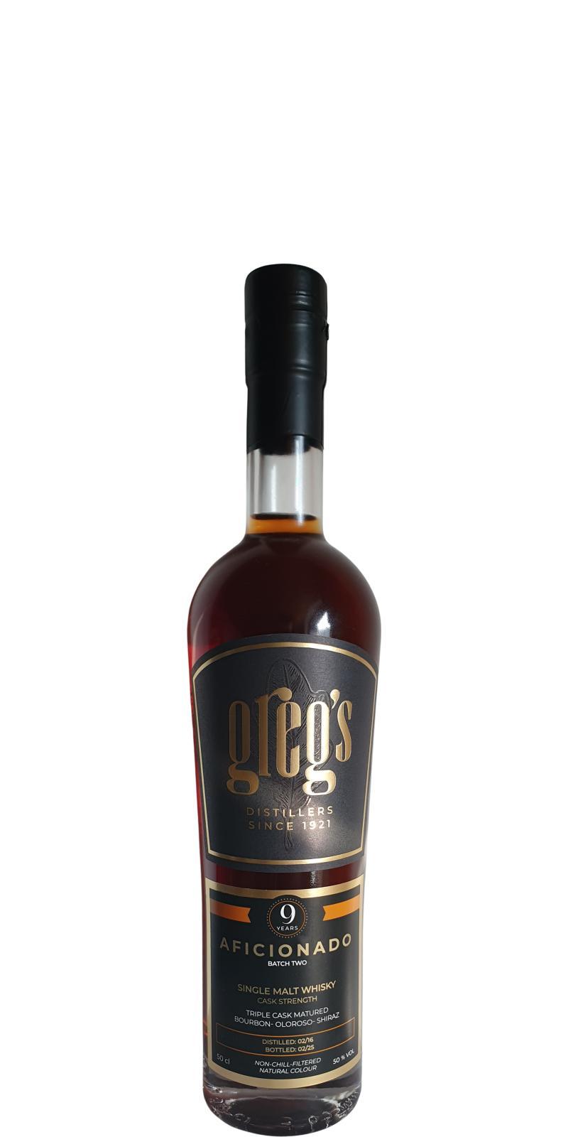 Greg's 2016  Aficionado - Batch Two