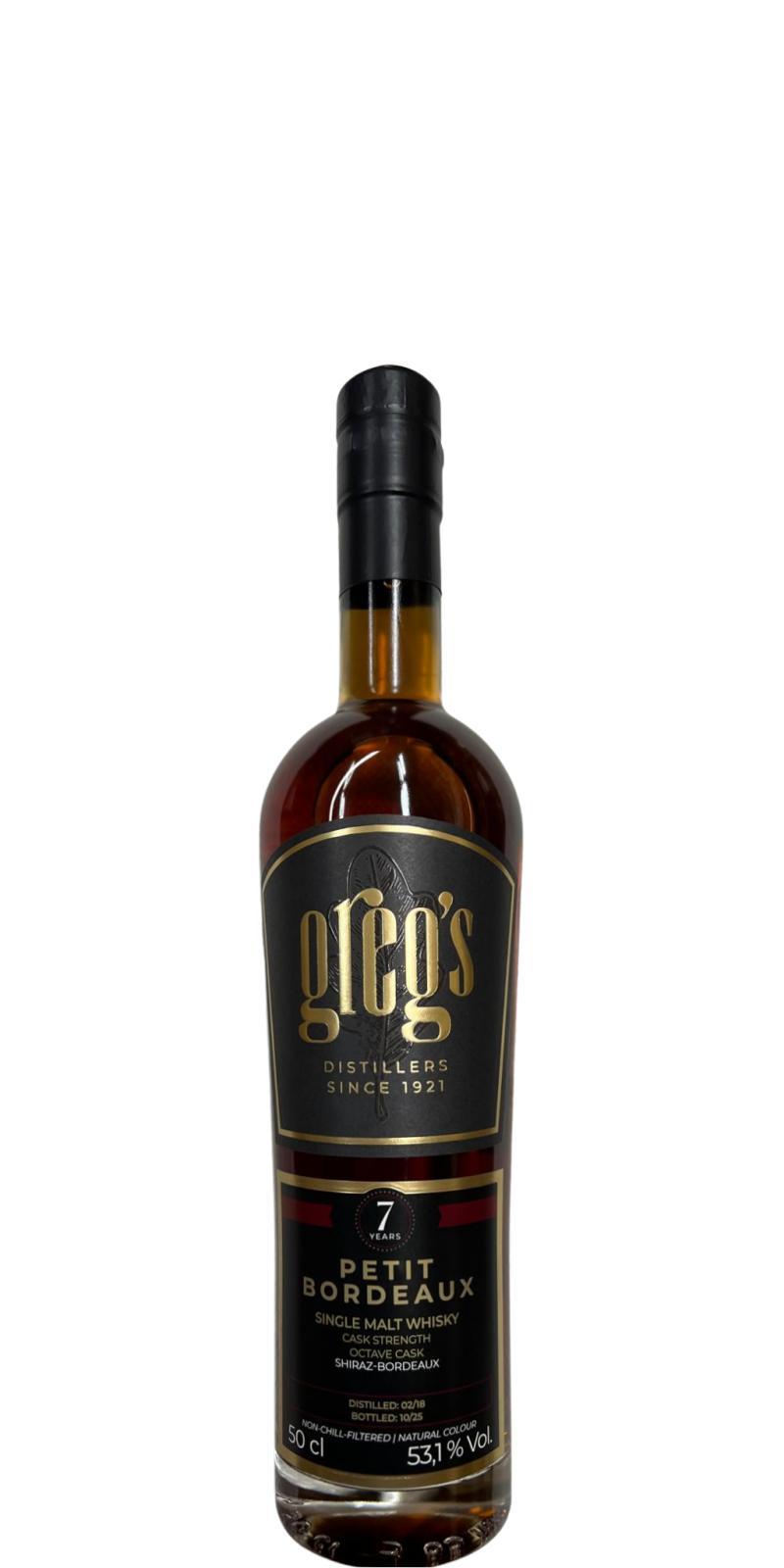 Greg's 2018  Petit Bordeaux