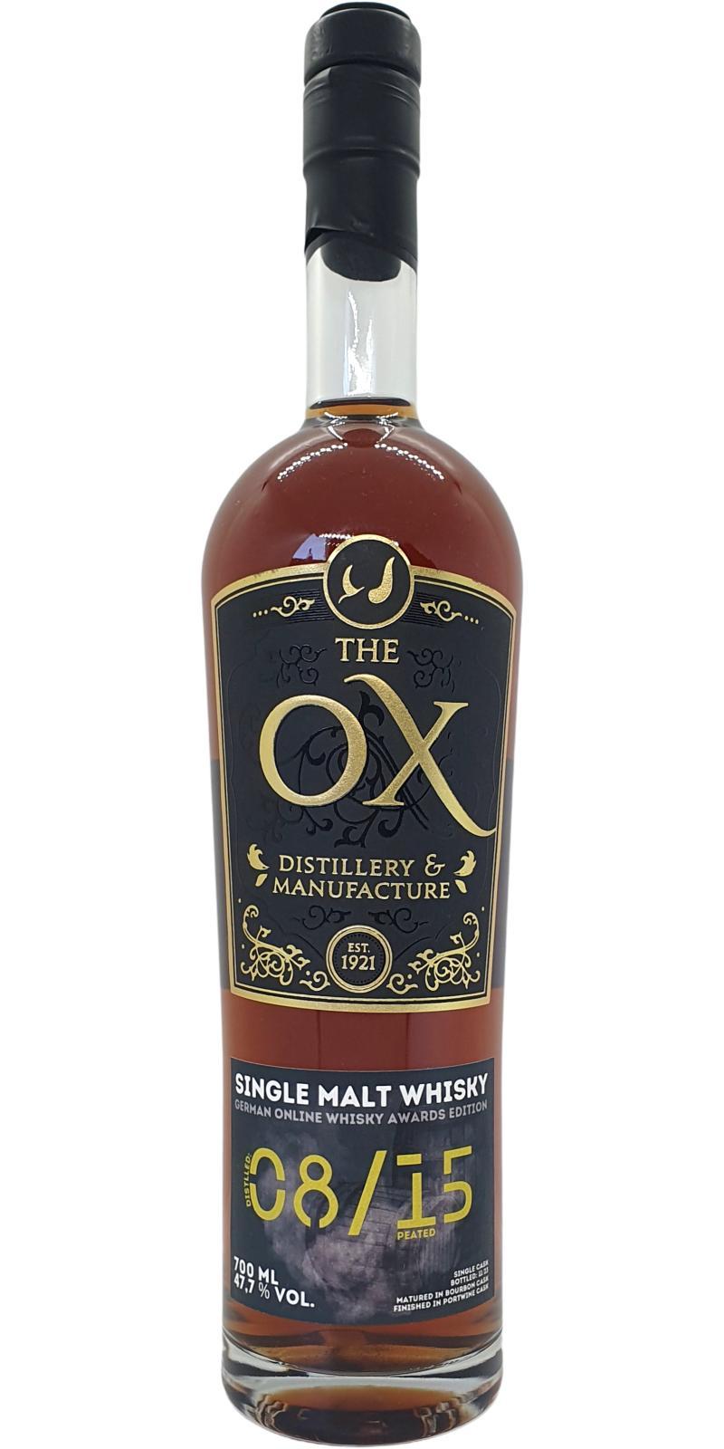 The Ox 2015  08/15 - German Online Whisky Awards Edition