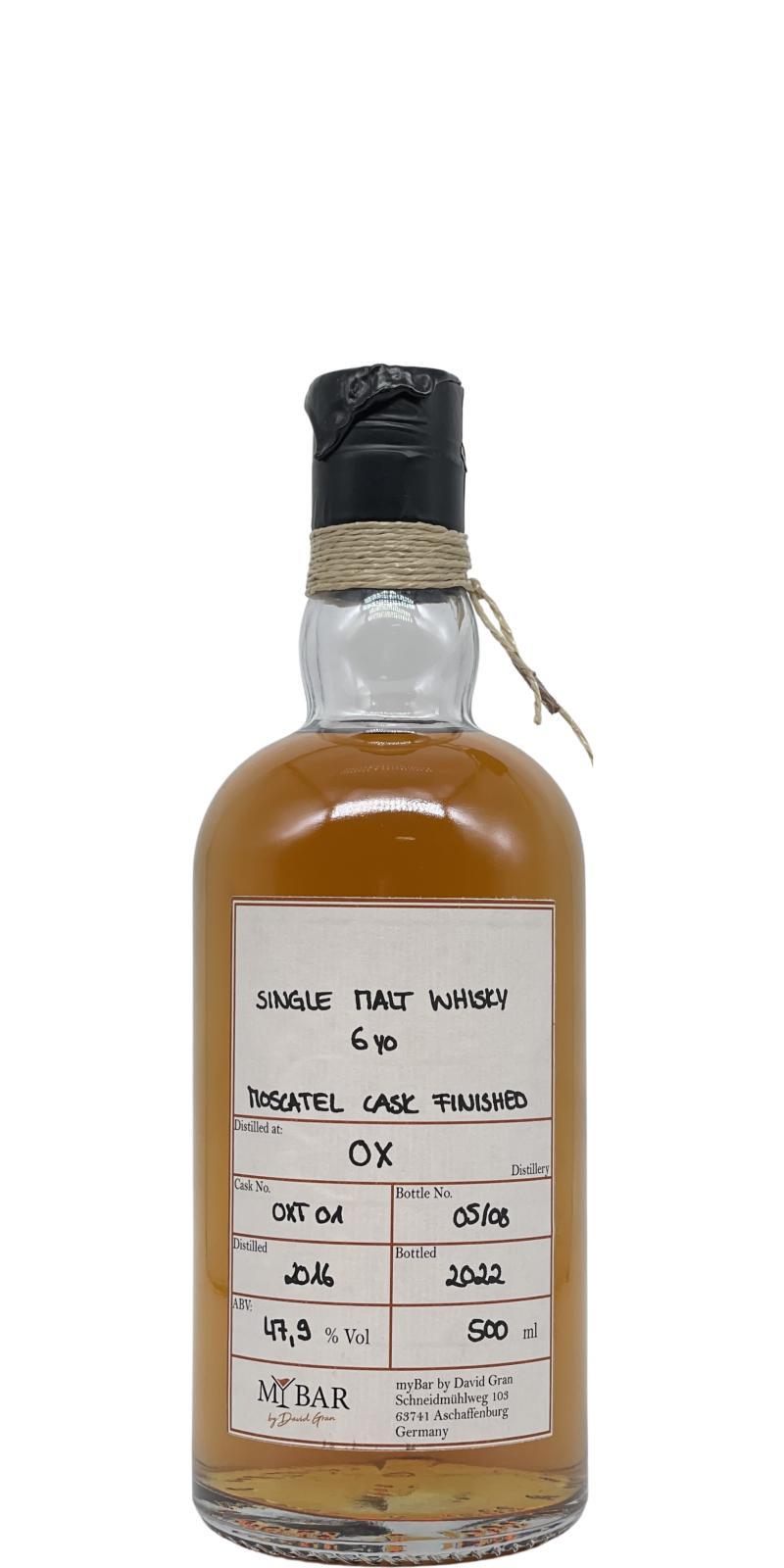 Single Malt Whisky 2016 myBar  OX