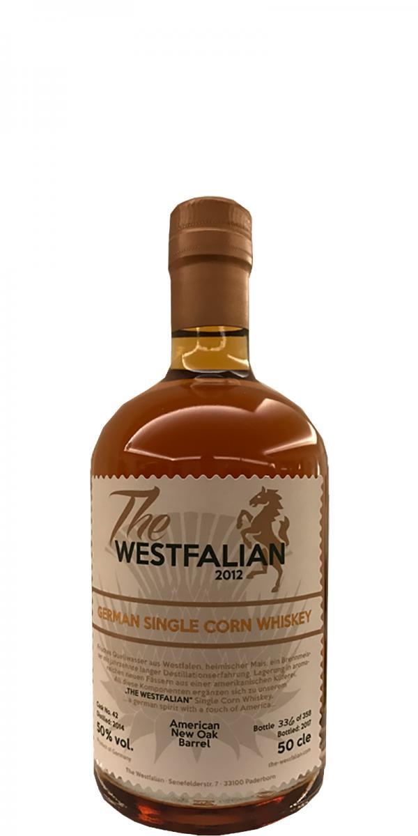 The Westfalian 2014  German Single Corn Whiskey